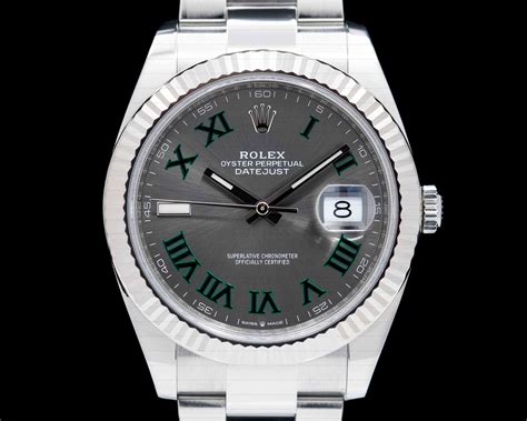 rolex datejust ii green roman numerals|rolex datejust 41mm roman numeral.